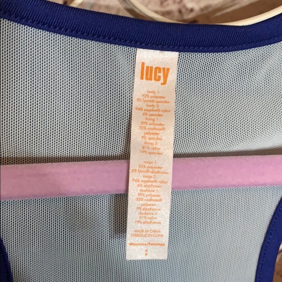 Lucy Athletic Tank with built in bra - Picture 5 of 8